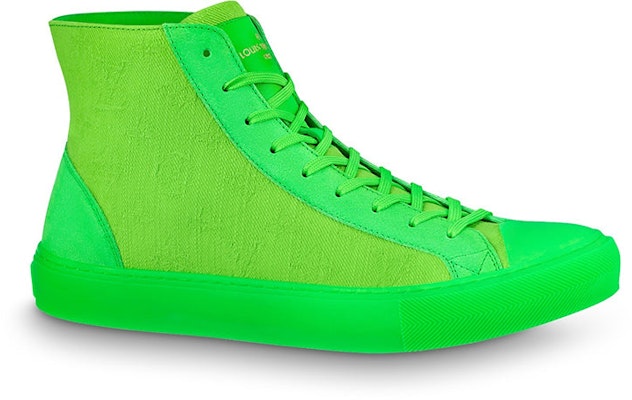 Louis Vuitton Tattoo Ankle Sneakers 'Neon Green' 1A8K9U Order Louis Vuitton Tattoo Ankle Sneakers 'Neon Green' 1A8K9U