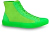 Order Louis Vuitton Tattoo Ankle Sneakers 'Neon Green' 1A8K9U