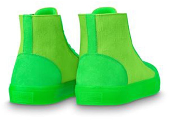 Louis Vuitton Tattoo Ankle Sneakers 'Neon Green' 1A8K9U Shop Louis Vuitton Tattoo Ankle Sneakers 'Neon Green' 1A8K9U