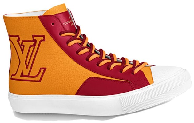 Louis Vuitton Tattoo Ankle Sneakers 'Orange Red' 1A8XX5 Order Louis Vuitton Tattoo Ankle Sneakers 'Orange Red' 1A8XX5
