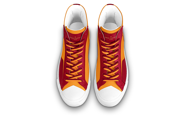 Lookbook Louis Vuitton Tattoo Ankle Sneakers 'Oren Merah' 1A8XX5