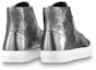 Shop Louis Vuitton Tattoo Ankle Sneakers 'Silver Plaid Monogram' 1A90F1