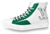 Louis Vuitton Tattoo Ankle Sneakers 'White Green' 1A8XWQ