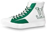 Buy Louis Vuitton Tattoo Ankle Sneakers 'White Green' 1A8XWQ