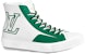 Louis Vuitton Tattoo Ankle Sneakers 'White Green' 1A8XWQ