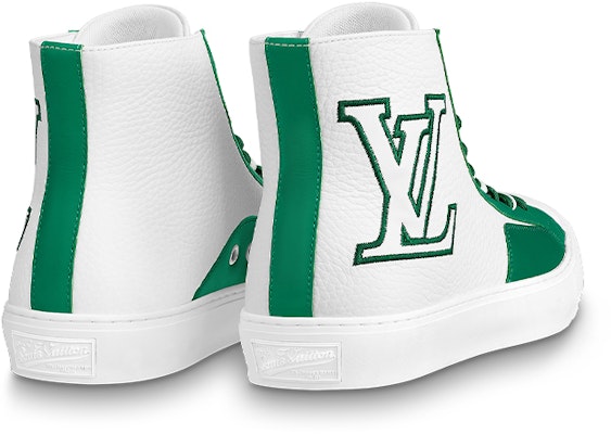 Louis Vuitton Tattoo Ankle Sneakers 'White Green' 1A8XWQ Lookbook Louis Vuitton Tattoo Ankle Sneakers 'White Green' 1A8XWQ