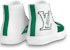 Louis Vuitton Tattoo Ankle Sneakers 'White Green' 1A8XWQ