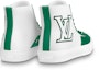 Lookbook Louis Vuitton Tattoo Ankle Sneakers 'White Green' 1A8XWQ