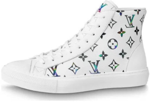 Louis Vuitton Tattoo Ankle Sneakers 'White with Colorful Monogram' 1A8KH6 Buy Louis Vuitton Tattoo Ankle Sneakers 'White with Colorful Monogram' 1A8KH6