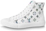 Buy Louis Vuitton Tattoo Ankle Sneakers 'White with Colorful Monogram' 1A8KH6