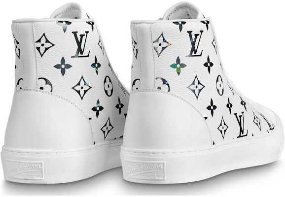Louis Vuitton Tattoo Ankle Sneakers 'White with Colorful Monogram' 1A8KH6 Lookbook Louis Vuitton Tattoo Ankle Sneakers 'White with Colorful Monogram' 1A8KH6