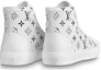 Lookbook Louis Vuitton Tattoo Ankle Sneakers 'White with Colorful Monogram' 1A8KH6