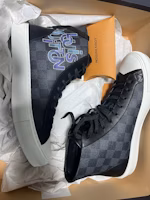 Louis Vuitton Tattoo High-Top Sneaker 'Black Grey' 1A7Q9D Louis Vuitton Tattoo High-Top Sneaker 'Black Grey' 1A7Q9D