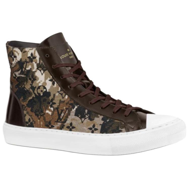 Order 路易威登 Tattoo 高筒 時尚板鞋 男款 深棕色