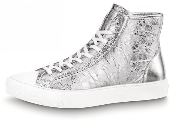 Louis Vuitton Tattoo High-Top Sneaker 'Silver' 1A90EM Buy Louis Vuitton Tattoo High-Top Sneaker 'Silver' 1A90EM