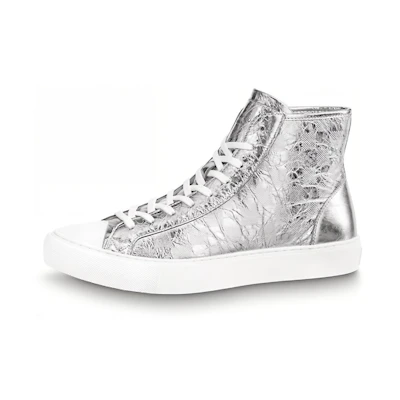 LV Tattoo High-Top Sneaker 'Silver'