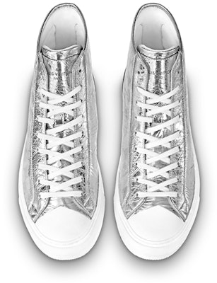 Louis Vuitton Tattoo High-Top Sneaker 'Silver' 1A90EM Lookbook Louis Vuitton Tattoo High-Top Sneaker 'Silver' 1A90EM