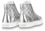 Shop Louis Vuitton Tattoo High-Top Sneaker 'Silver' 1A90EM