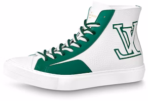 Louis Vuitton Tattoo Ankle Sneakers 'White Green' 1A8XWQ Louis Vuitton Tattoo Ankle Sneakers 'White Green' 1A8XWQ