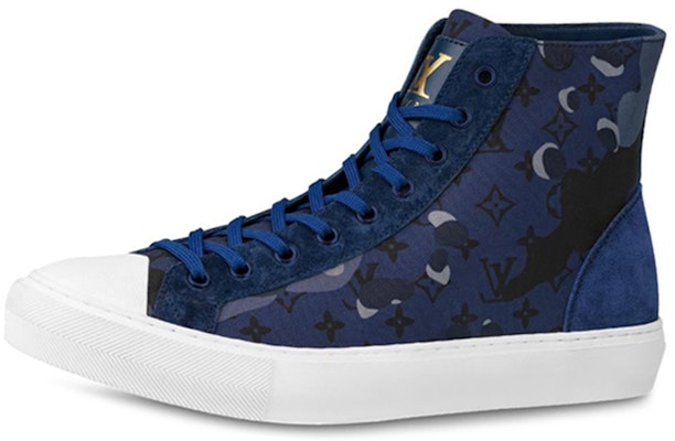 Louis Vuitton Tattoo Monogram Ankle Sneakers 'Blue Camo Monogram' 1A5YW1 Buy Louis Vuitton Tattoo Monogram Ankle Sneakers 'Blue Camo Monogram' 1A5YW1