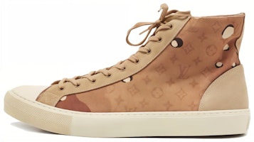 Louis Vuitton Tattoo Monogram Ankle Sneakers 'Brown Camo Monogram' 1A5YVM Louis Vuitton Tattoo Monogram Ankle Sneakers 'Brown Camo Monogram' 1A5YVM