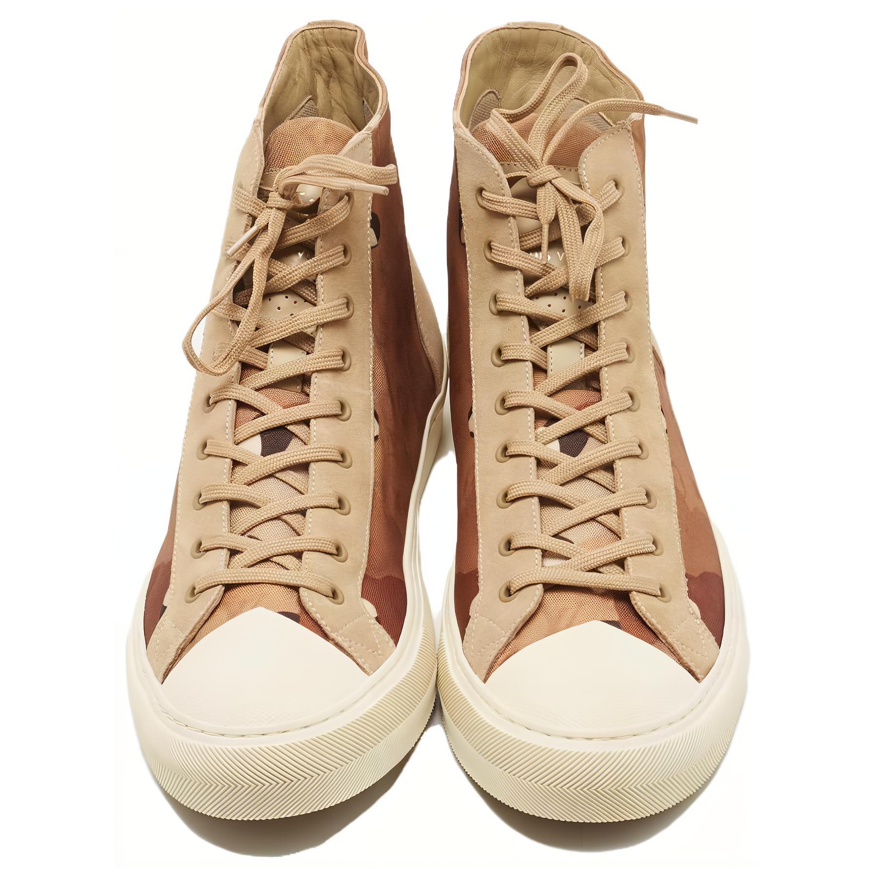 Lookbook Louis Vuitton Tattoo Monogram Knöchel-Sneaker ''Braun Camo Monogramm'' 1A5YVM