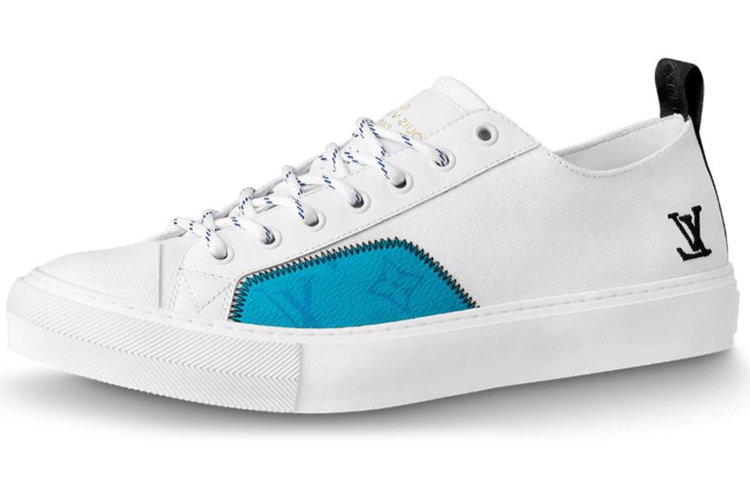 Louis Vuitton Tattoo Monogram Canvas Sneaker 'Blue White' 1A7S8Z