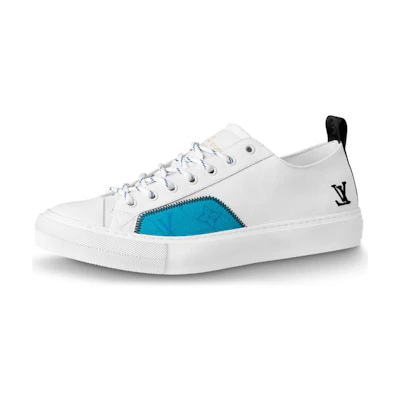 LV Tattoo Monogram Canvas Sneaker 'Blue White'