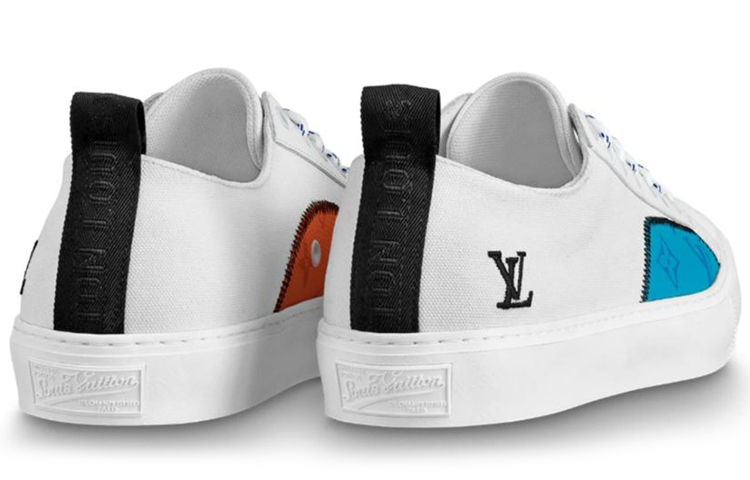 LV Tattoo Monogram Canvas Sneaker 'Blue White' 圖 3