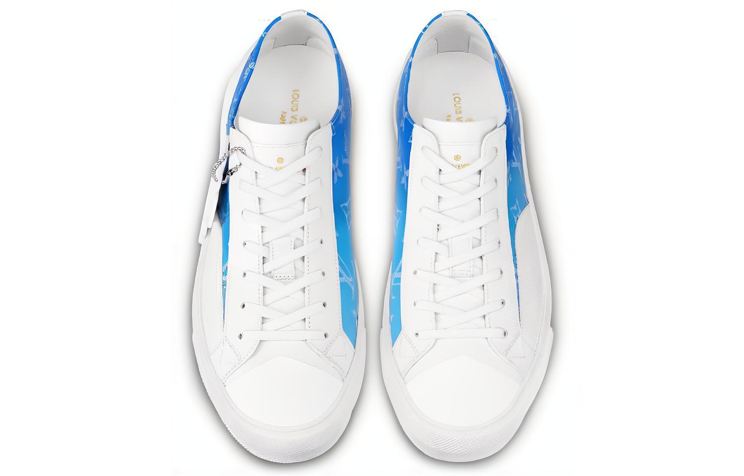 LV Tattoo Monogram Clouds 'Blue White' 圖 4