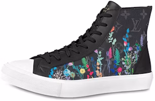 Louis Vuitton Tattoo Ankle Sneakers 'Black Monogram with Garden' 1A7R2A Louis Vuitton Tattoo Ankle Sneakers 'Black Monogram with Garden' 1A7R2A