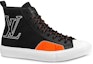 Order Louis Vuitton Tattoo Monogram High-Top Sneaker 'Black Orange' 1A7S5T
