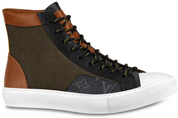 Louis Vuitton Tattoo Monogram High-Top Sneaker 'Black Brown' 1A7SA7 Order Louis Vuitton Tattoo Monogram High-Top Sneaker 'Black Brown' 1A7SA7