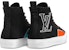 Louis Vuitton Tattoo Monogram High-Top Sneaker 'Black Orange' 1A7S5T