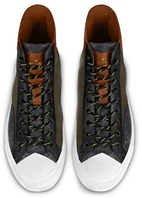 Louis Vuitton Tattoo Monogram High-Top Sneaker 'Black Brown' 1A7SA7 Shop Louis Vuitton Tattoo Monogram High-Top Sneaker 'Black Brown' 1A7SA7