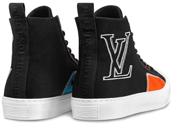Louis Vuitton Tattoo Monogram Zapatilla Alta 'Negro Naranja' 1A7S5T Lookbook Louis Vuitton Tattoo Monogram Zapatilla Alta 'Negro Naranja' 1A7S5T