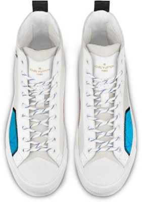 Louis Vuitton Tattoo Ankle Sneakers 'Putih Hitam dengan Monogram Biru' 1A7S5E Shop Louis Vuitton Tattoo Ankle Sneakers 'Putih Hitam dengan Monogram Biru' 1A7S5E
