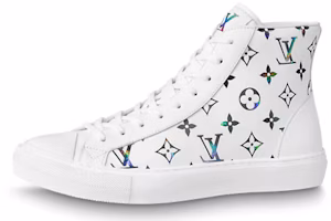 Louis Vuitton Tattoo Ankle Sneakers 'White with Colorful Monogram' 1A8KH6 Louis Vuitton Tattoo Ankle Sneakers 'White with Colorful Monogram' 1A8KH6