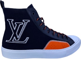 Louis Vuitton Tattoo Sneaker Boot 'Black Orange' G00210 Louis Vuitton Tattoo Sneaker Boot 'Black Orange' G00210