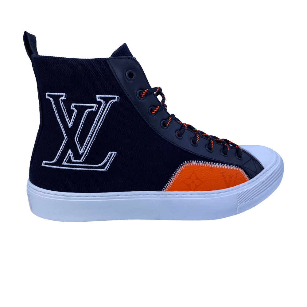 Louis Vuitton Tattoo Sneaker Boot 'Black Orange' G00210