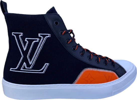 Baskets Montantes Louis Vuitton Tattoo ''Noir Orange'' G00210 Buy Baskets Montantes Louis Vuitton Tattoo ''Noir Orange'' G00210