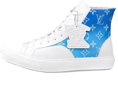 Louis Vuitton Tattoo Sneaker Boot 'Blue Monogram Clouds' 1A8AH5 Louis Vuitton Tattoo Sneaker Boot 'Blue Monogram Clouds' 1A8AH5