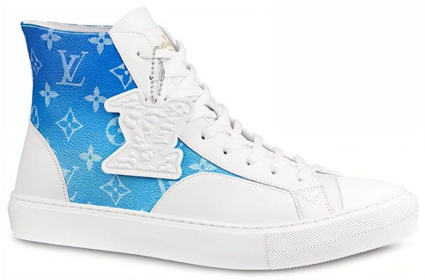 Louis Vuitton Sneaker Boot Biru Monogram Clouds 1A8AH5 Order Louis Vuitton Sneaker Boot Biru Monogram Clouds 1A8AH5