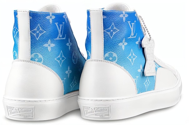 Louis Vuitton Sneaker Boot Biru Monogram Clouds 1A8AH5 Lookbook Louis Vuitton Sneaker Boot Biru Monogram Clouds 1A8AH5
