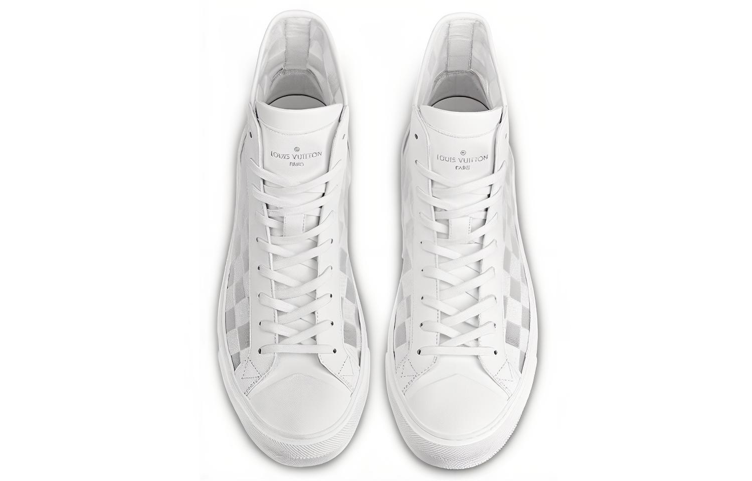 Shop Louis Vuitton Kasut Sneaker Boot 'Checkerboard' 1A7W9X