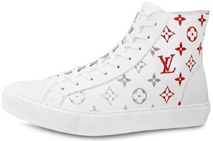 Louis Vuitton Tattoo Sneaker Boot 'Monogram - White Red' 1A5Z0C Louis Vuitton Tattoo Sneaker Boot 'Monogram - White Red' 1A5Z0C