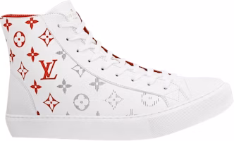 Louis Vuitton Tattoo Sneaker Boot 'Monogram - White Red' 1A5Z0C Louis Vuitton Tattoo Sneaker Boot 'Monogram - White Red' 1A5Z0C