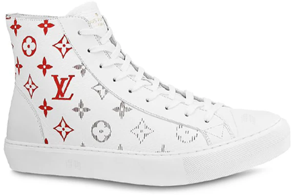 Louis Vuitton Tattoo Sneaker Boot ''Monogram - Bianco Rosso'' 1A5Z0C Order Louis Vuitton Tattoo Sneaker Boot ''Monogram - Bianco Rosso'' 1A5Z0C