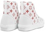 Lookbook Louis Vuitton Tattoo Sneaker Boot 'Monogram - White Red' 1A5Z0C
