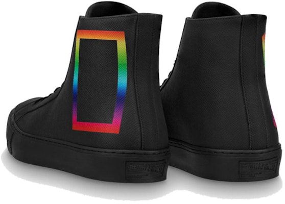 Louis Vuitton Tattoo Sneaker High 'Black' 1A5Q Lookbook Louis Vuitton Tattoo Sneaker High 'Black' 1A5Q